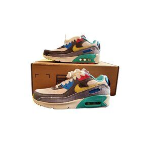 Nike Air Max 90 (GS) Big Kids' Shoes Phantom-Celery-Iron Grey dn4415-001
